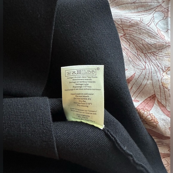 Sezane Mélisse Top Black - Size XS - Picture 6 of 6